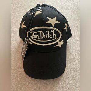 Von Dutch Black Mesh Cap - NWT